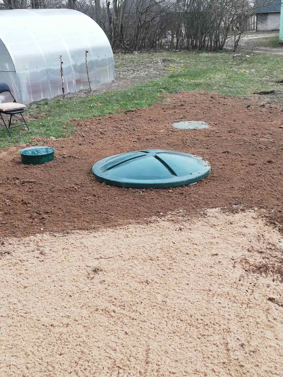 Pilnai sumontuota nuotekų valymo sistema